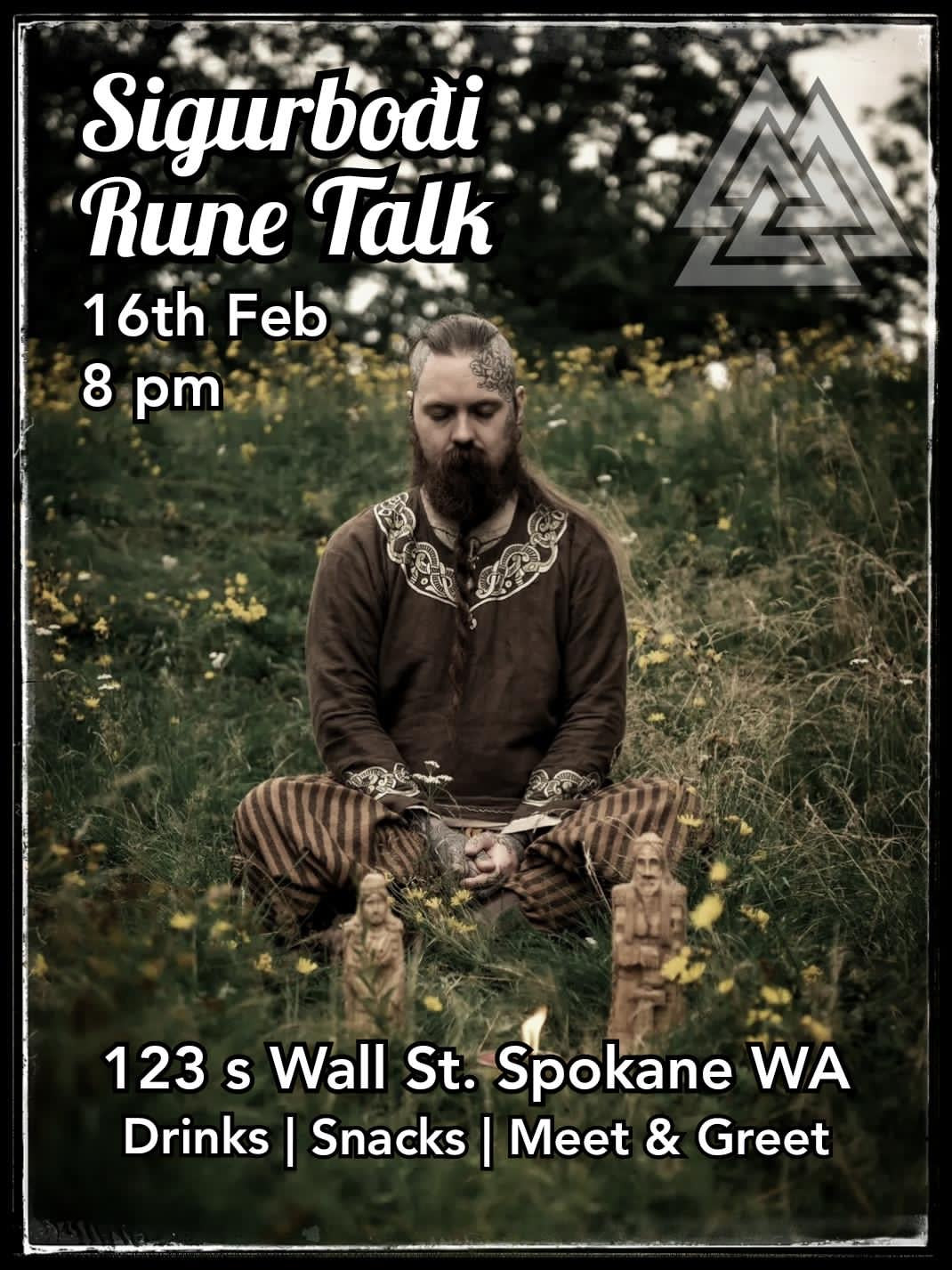 Sigurboði Rune Talk | Feb 16 | 8pm